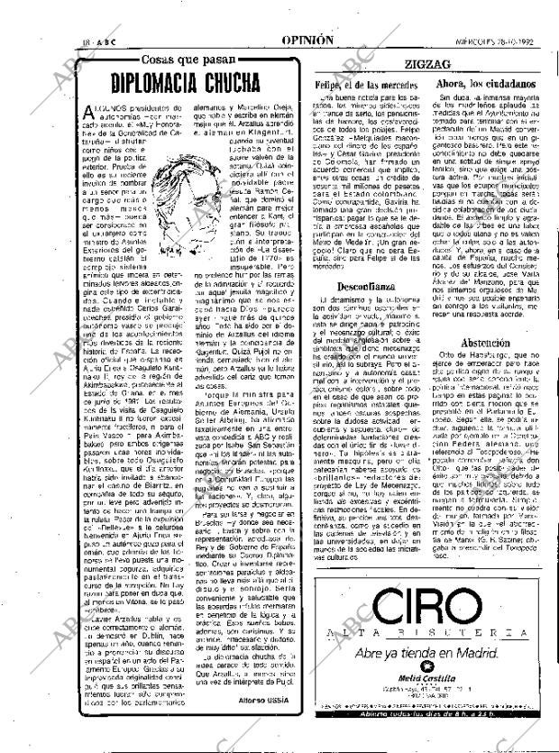 ABC MADRID 28-10-1992 página 18