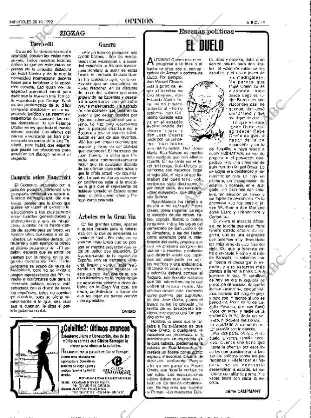 ABC MADRID 28-10-1992 página 19