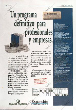 ABC MADRID 28-10-1992 página 34