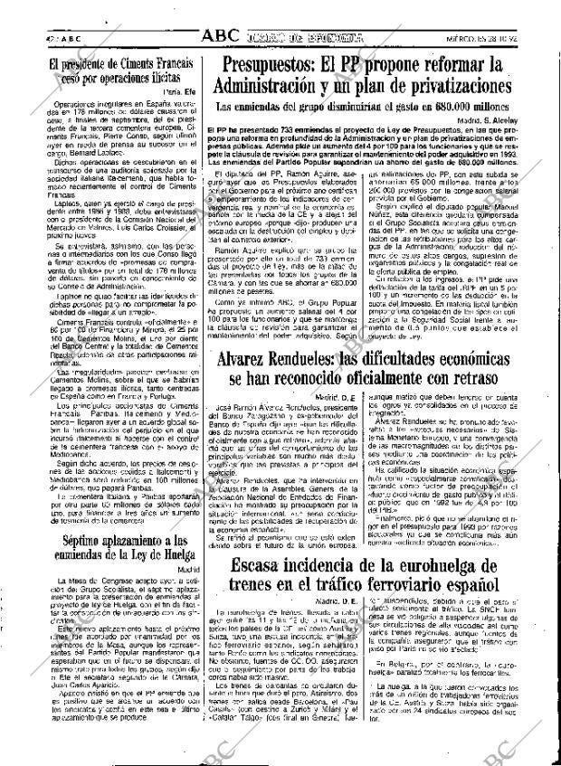 ABC MADRID 28-10-1992 página 42
