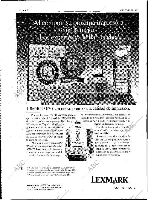 ABC MADRID 28-10-1992 página 52