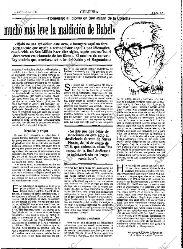 ABC MADRID 28-10-1992 página 59