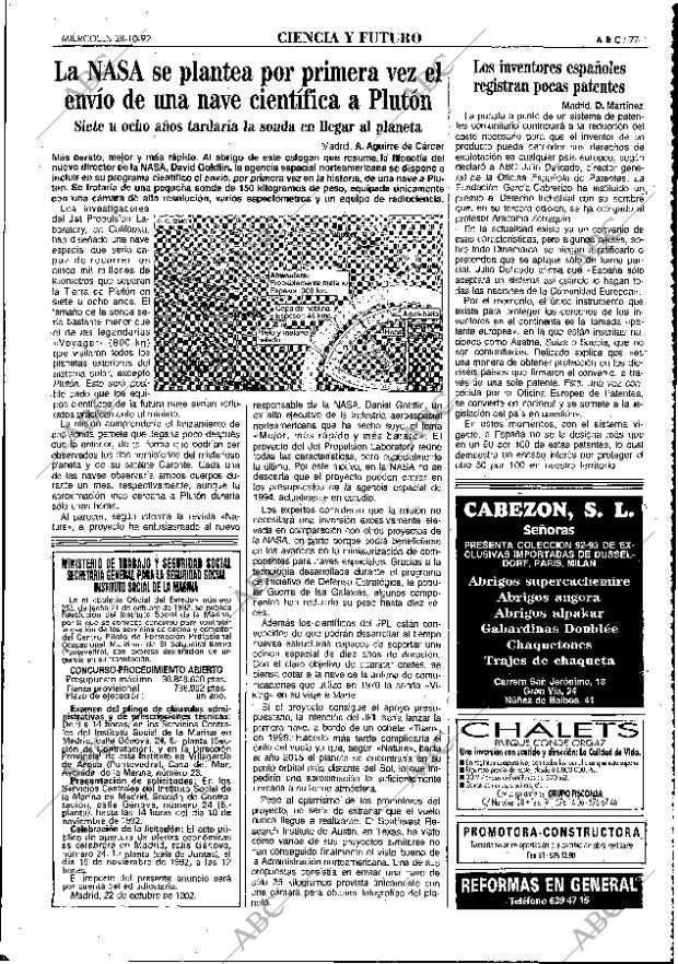 ABC MADRID 28-10-1992 página 77