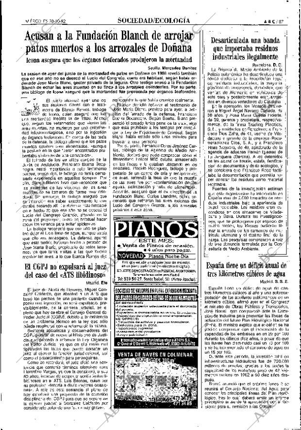 ABC MADRID 28-10-1992 página 87
