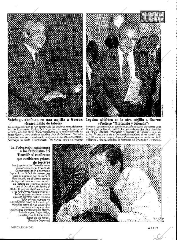 ABC MADRID 28-10-1992 página 9