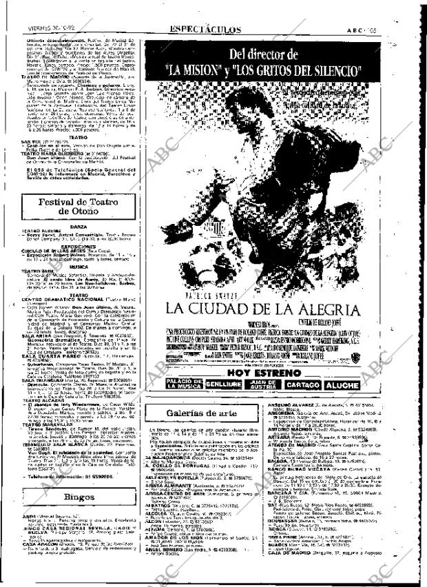 ABC MADRID 30-10-1992 página 105