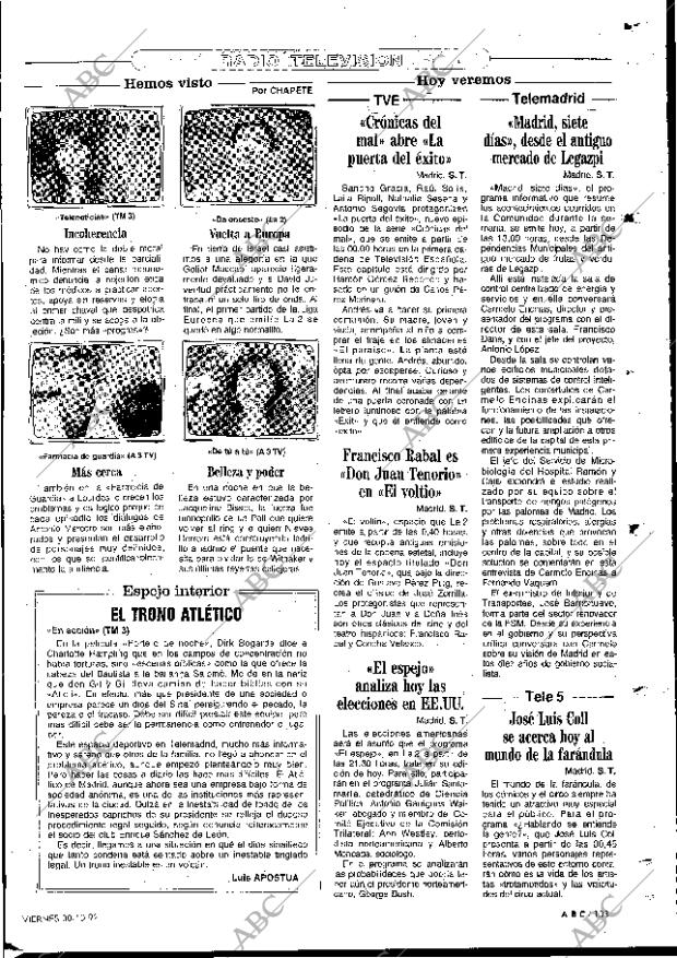 ABC MADRID 30-10-1992 página 133