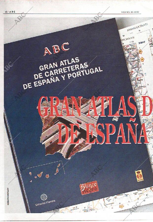 ABC MADRID 30-10-1992 página 68