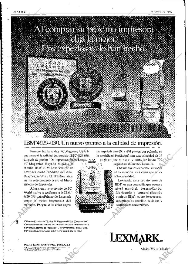 ABC MADRID 30-10-1992 página 76