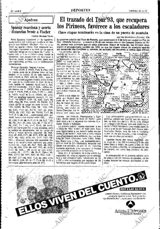 ABC MADRID 30-10-1992 página 84