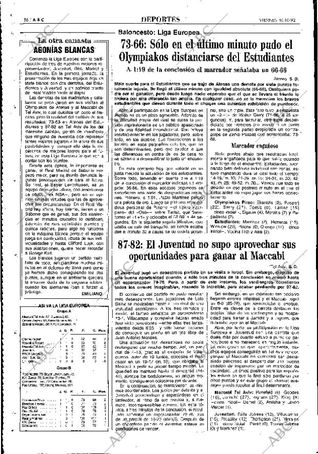 ABC MADRID 30-10-1992 página 86