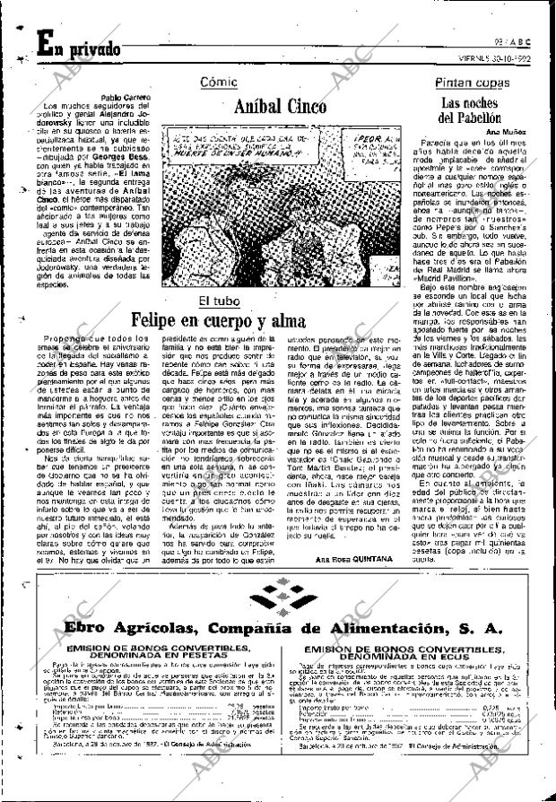 ABC MADRID 30-10-1992 página 98