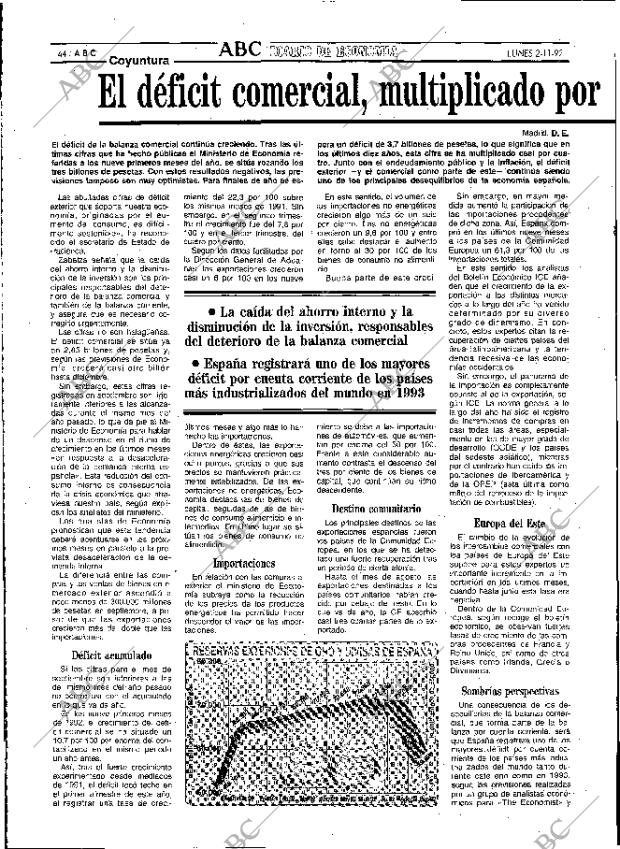 ABC MADRID 02-11-1992 página 44