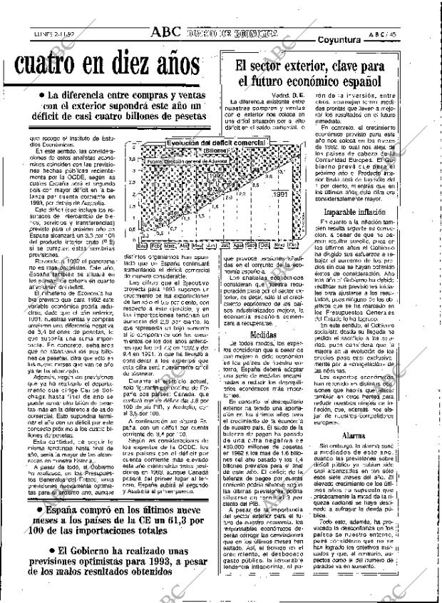 ABC MADRID 02-11-1992 página 45