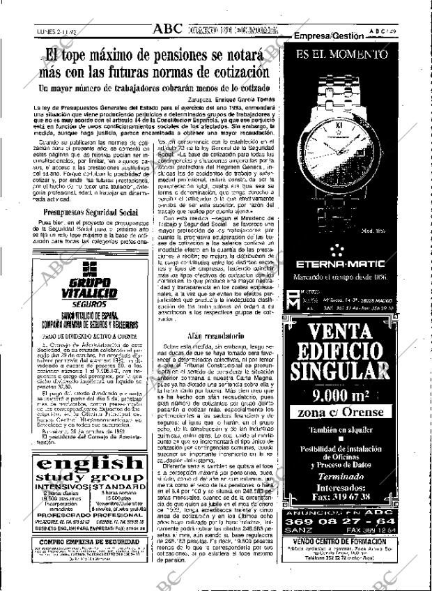 ABC MADRID 02-11-1992 página 49