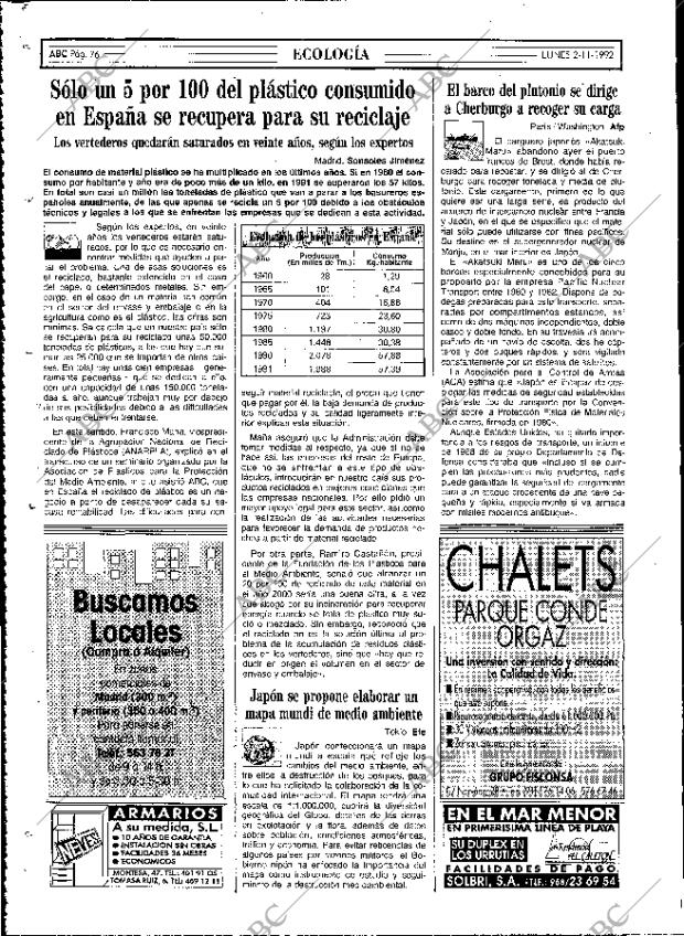 ABC MADRID 02-11-1992 página 76