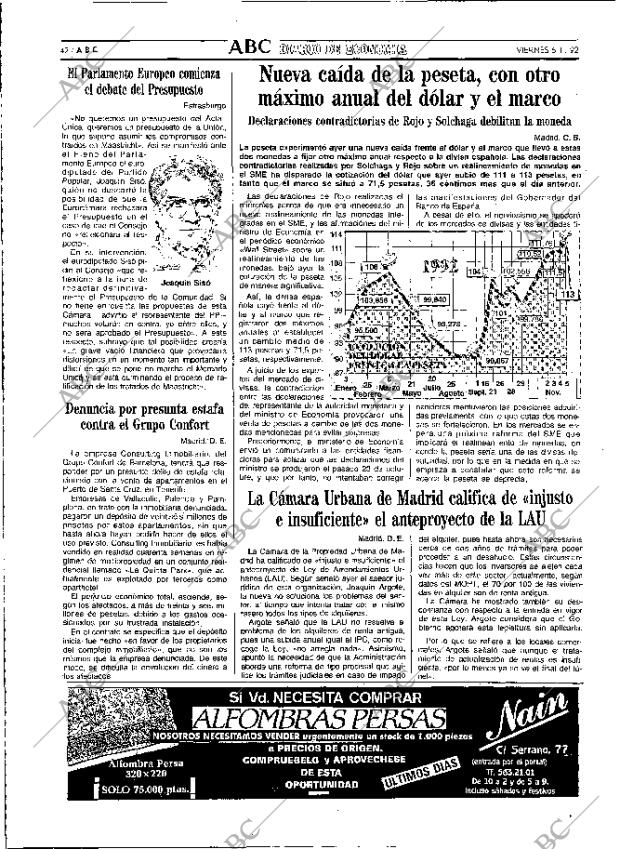 ABC MADRID 06-11-1992 página 42