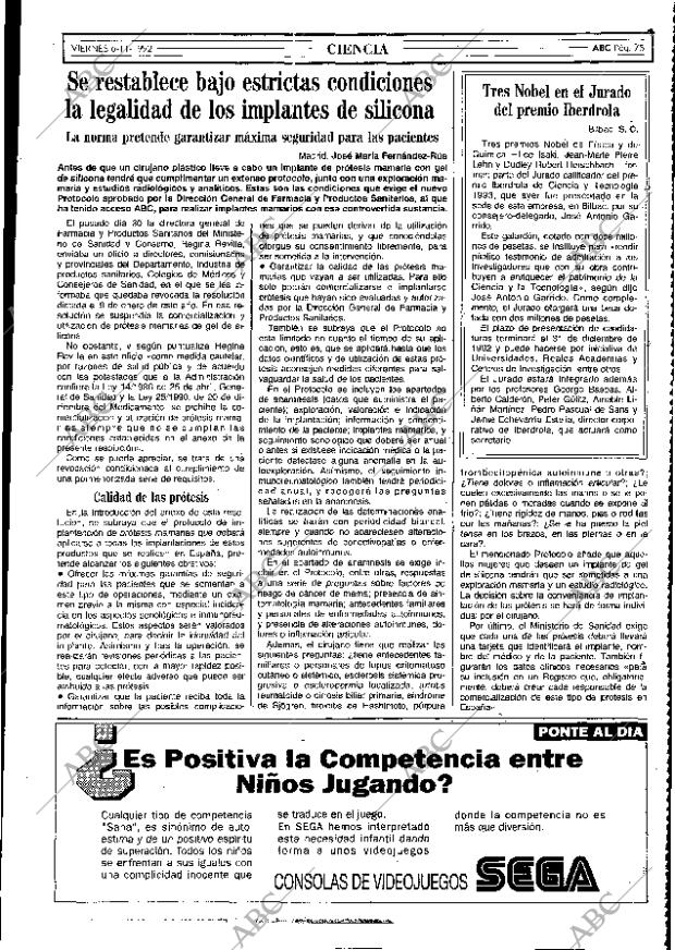 ABC MADRID 06-11-1992 página 75