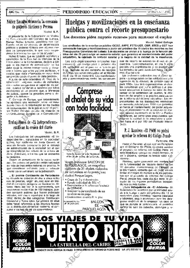 ABC MADRID 06-11-1992 página 76