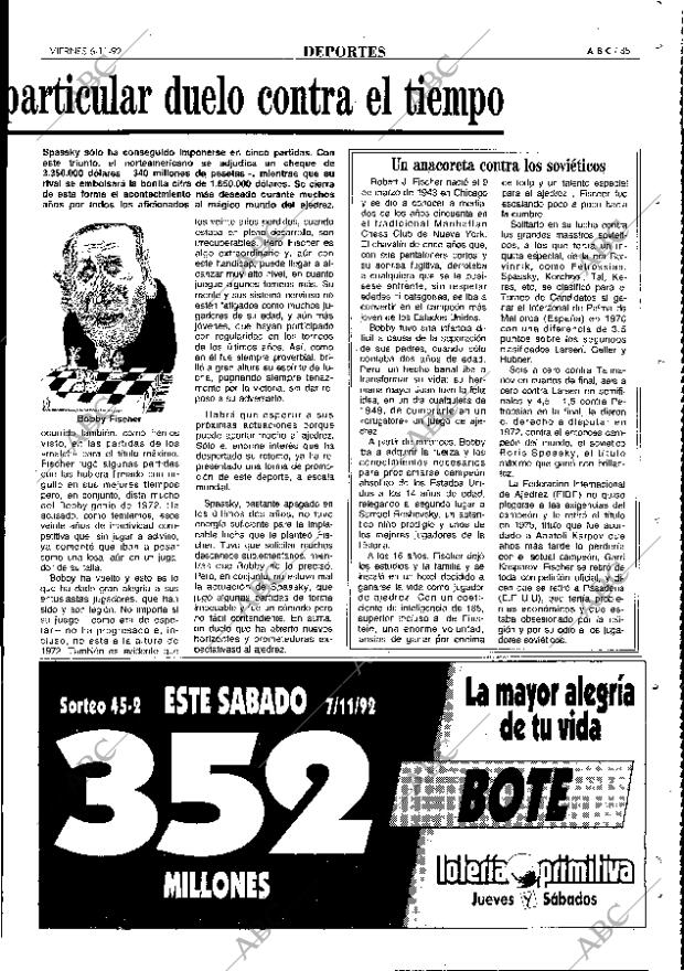 ABC MADRID 06-11-1992 página 85