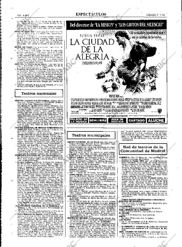 ABC MADRID 07-11-1992 página 104