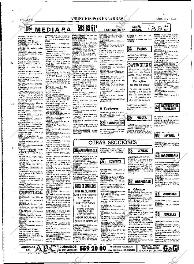 ABC MADRID 07-11-1992 página 116