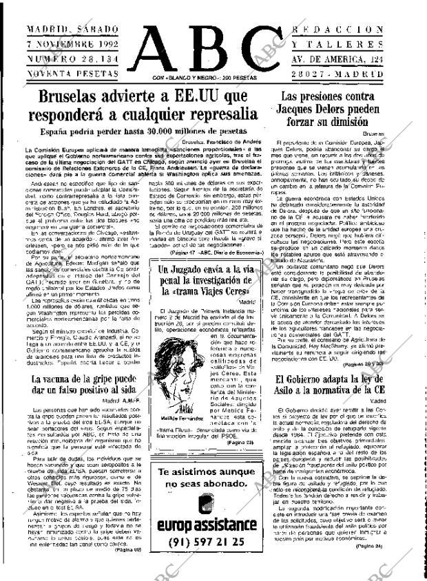 ABC MADRID 07-11-1992 página 17