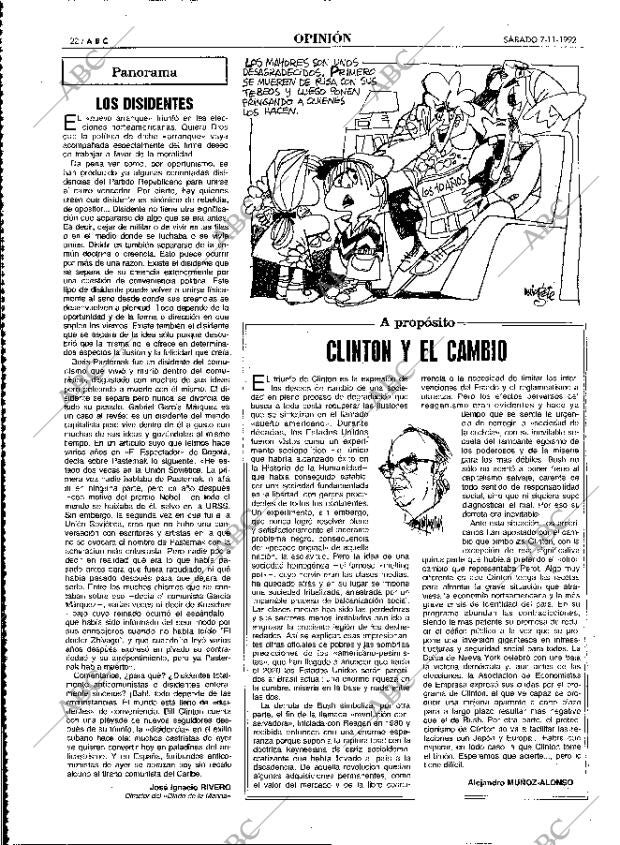 ABC MADRID 07-11-1992 página 22