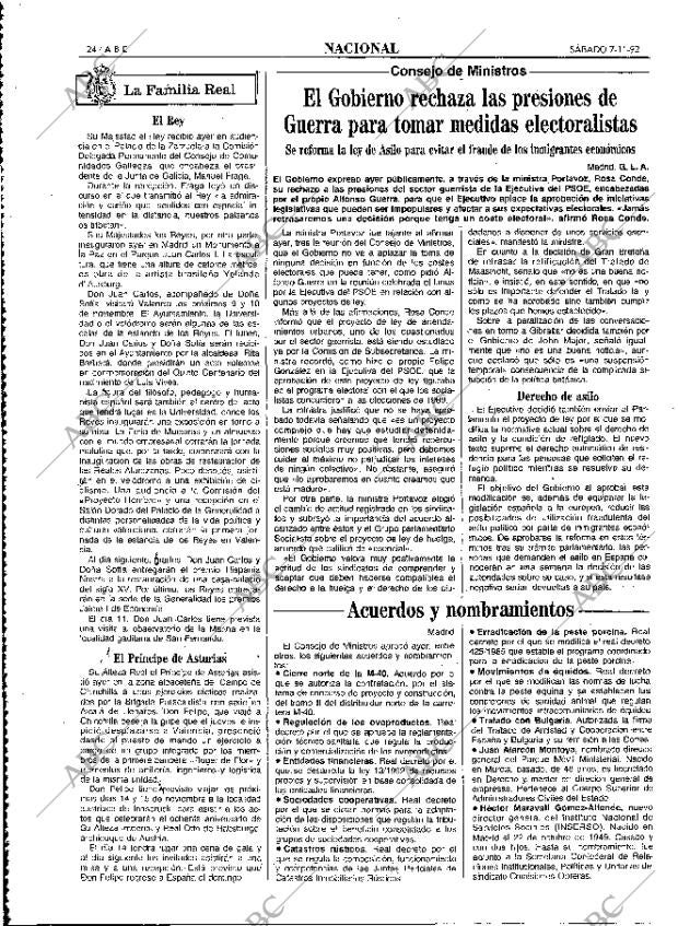 ABC MADRID 07-11-1992 página 24