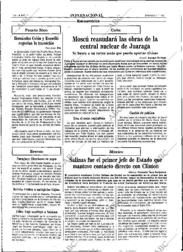 ABC MADRID 07-11-1992 página 34
