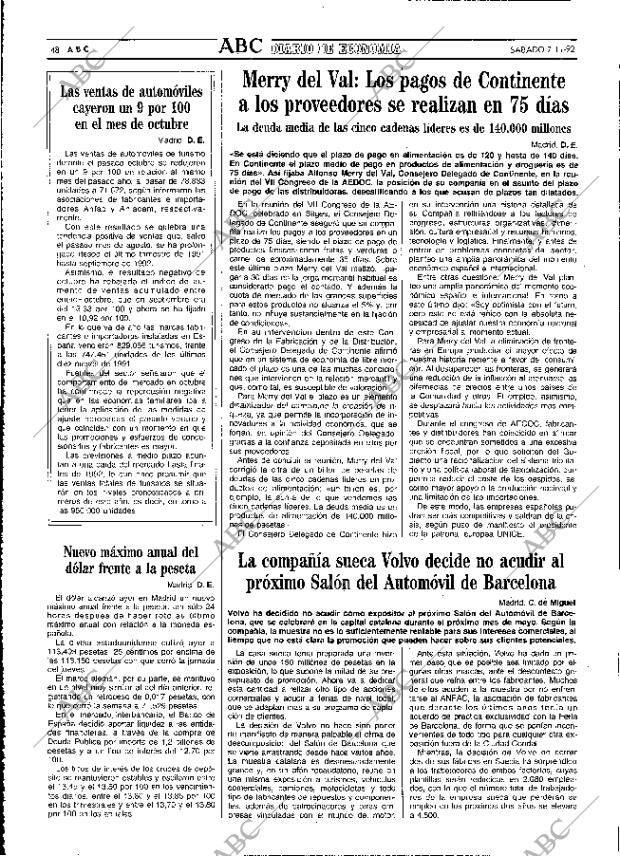 ABC MADRID 07-11-1992 página 48