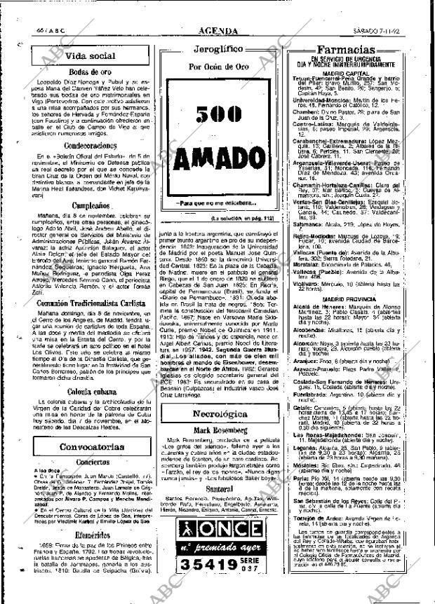 ABC MADRID 07-11-1992 página 66