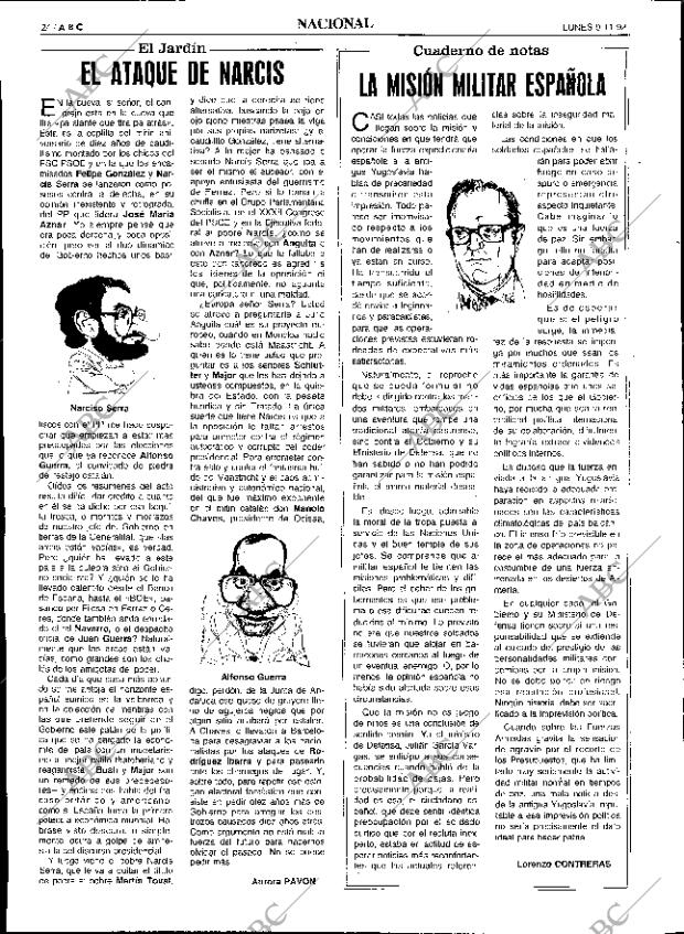 ABC SEVILLA 09-11-1992 página 24