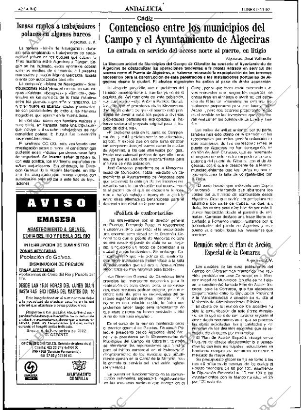 ABC SEVILLA 09-11-1992 página 42
