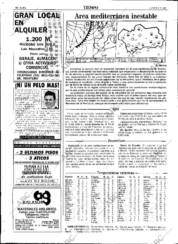 ABC SEVILLA 09-11-1992 página 68