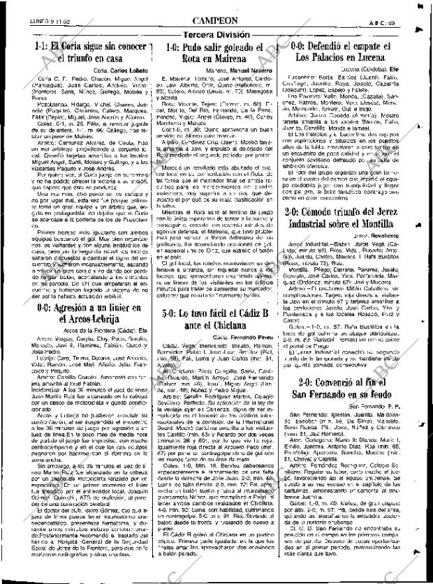 ABC SEVILLA 09-11-1992 página 89