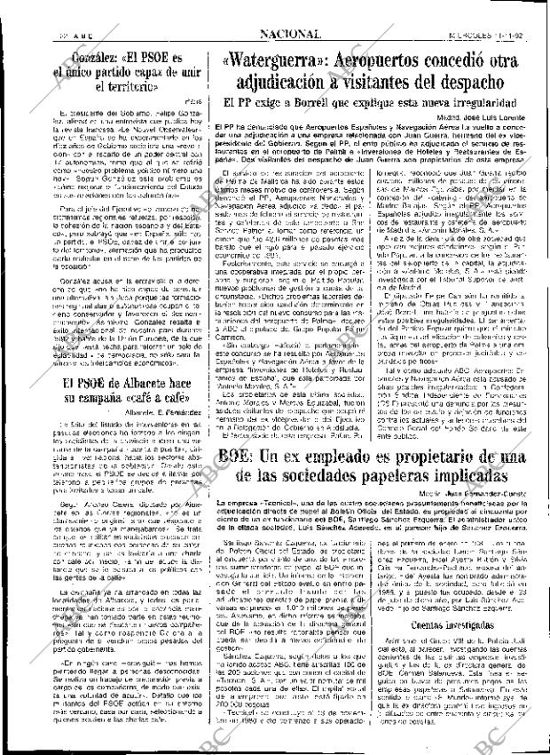 ABC SEVILLA 11-11-1992 página 22