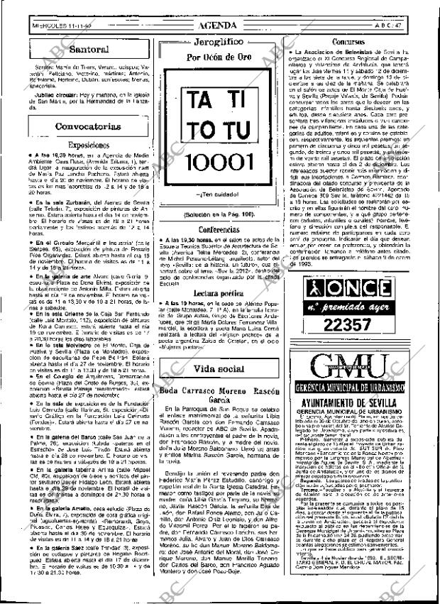 ABC SEVILLA 11-11-1992 página 47