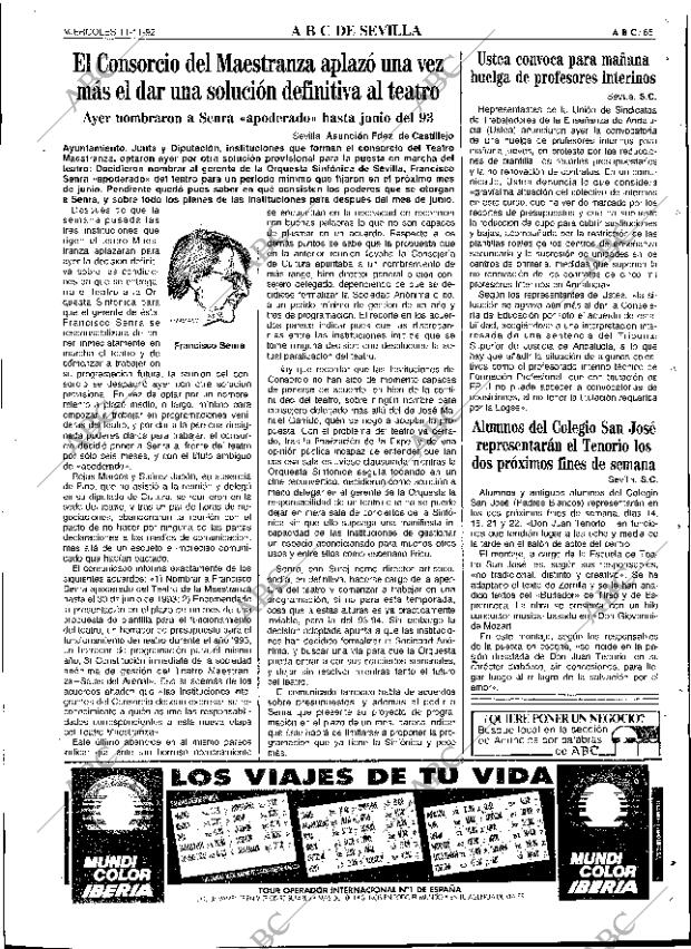 ABC SEVILLA 11-11-1992 página 65