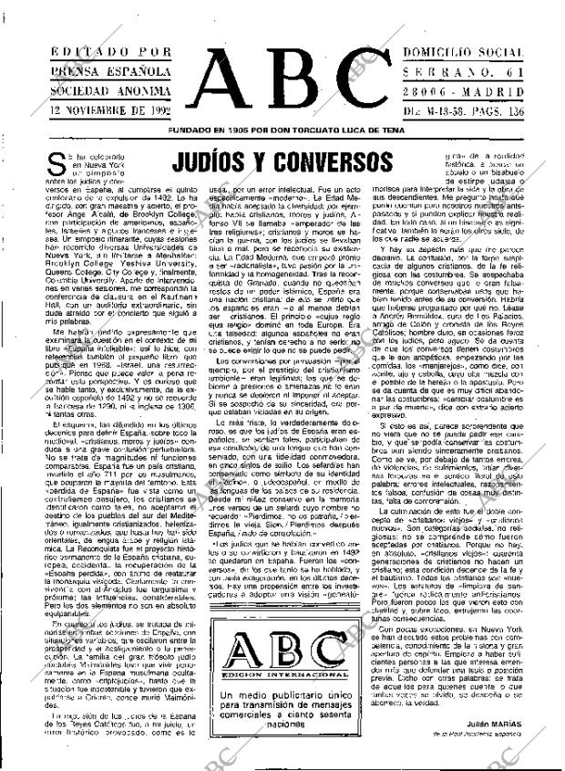 ABC MADRID 12-11-1992 página 3