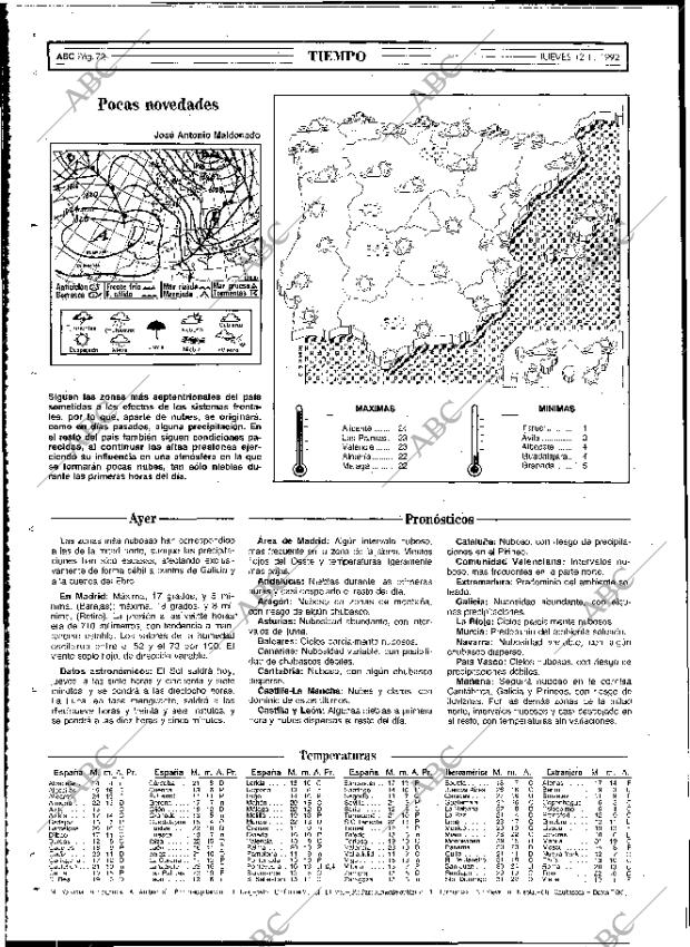 ABC MADRID 12-11-1992 página 72