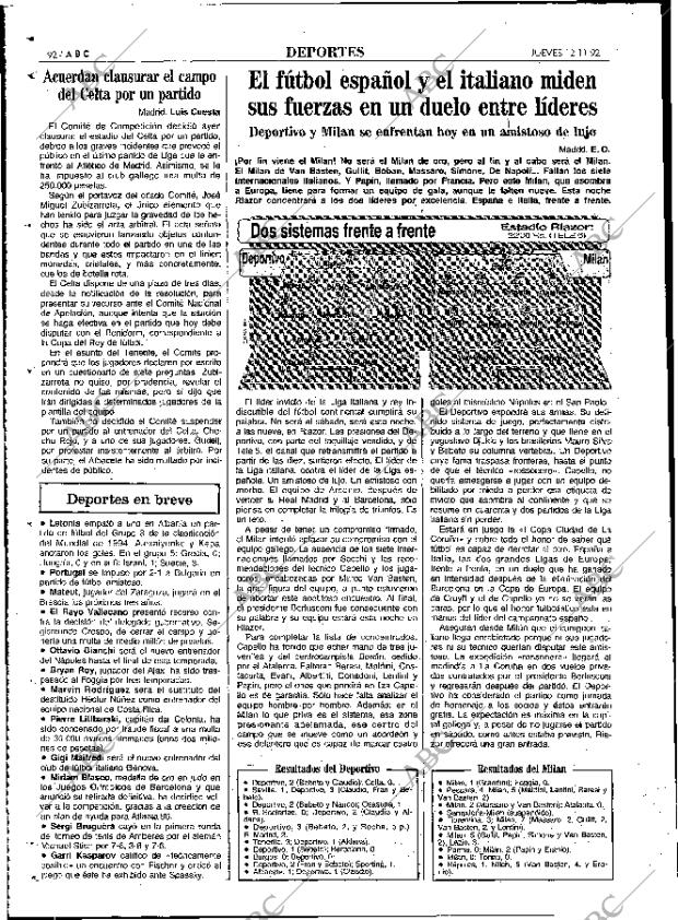 ABC MADRID 12-11-1992 página 92