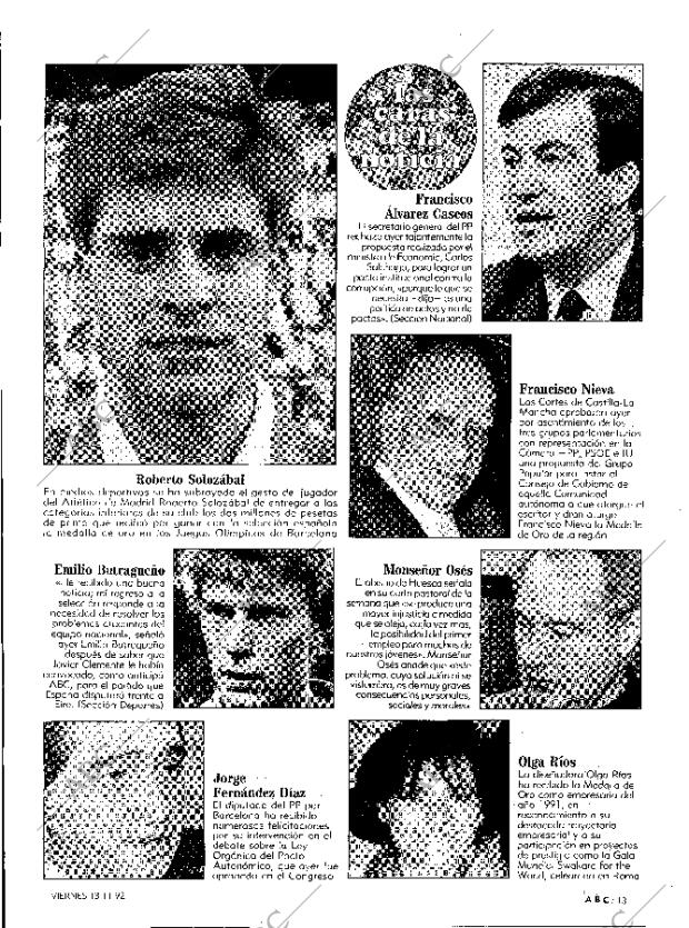 ABC MADRID 13-11-1992 página 13