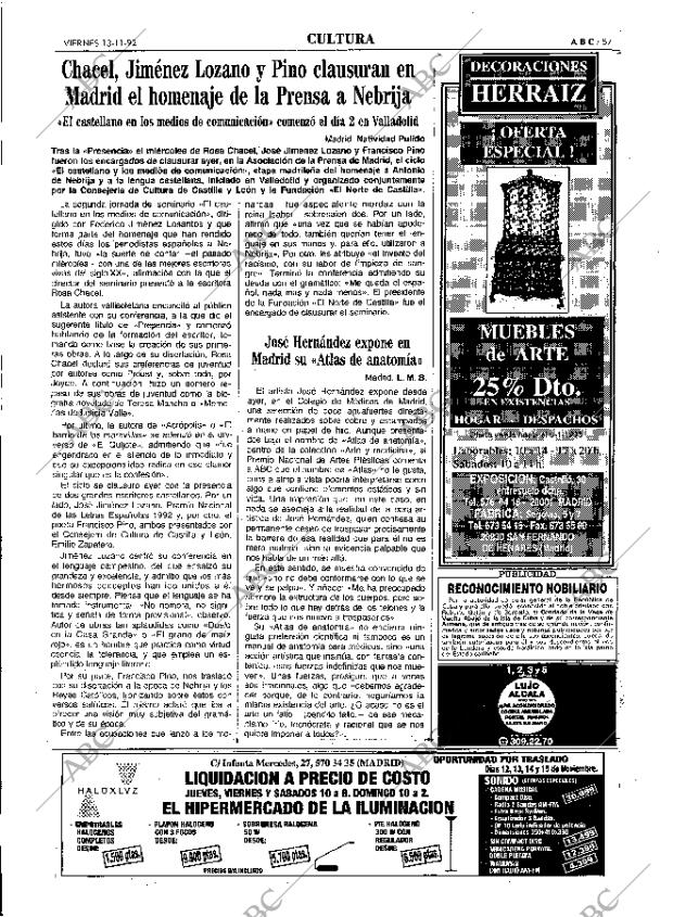 ABC MADRID 13-11-1992 página 57