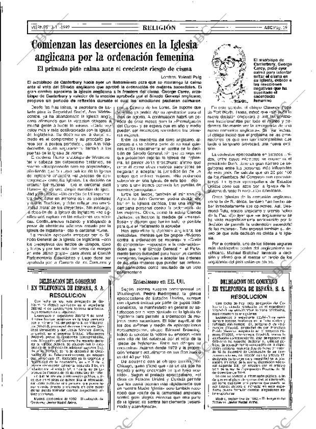 ABC MADRID 13-11-1992 página 59