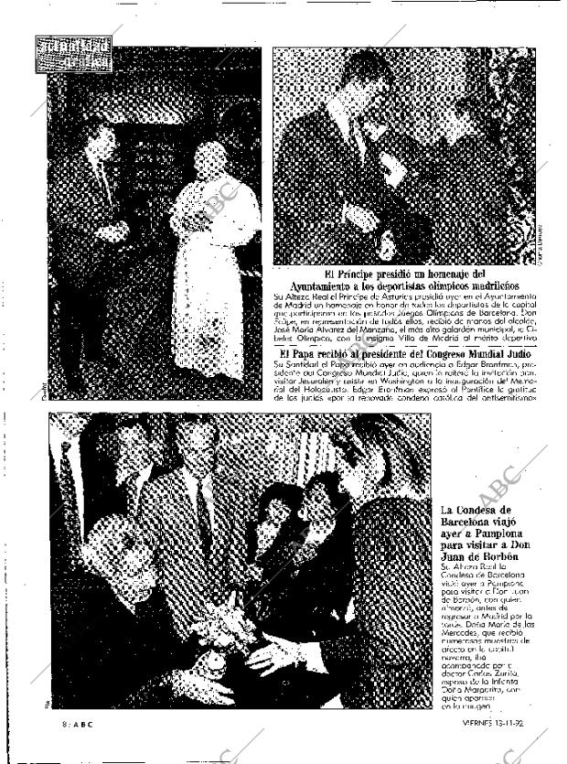 ABC MADRID 13-11-1992 página 8