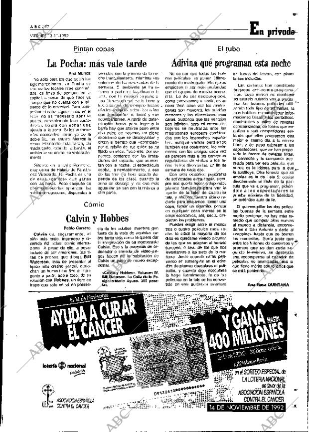 ABC MADRID 13-11-1992 página 97