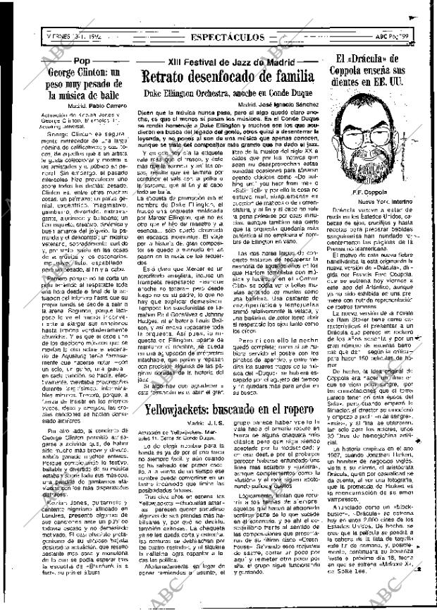 ABC MADRID 13-11-1992 página 99
