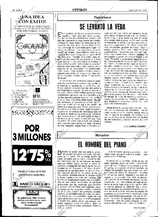 ABC SEVILLA 13-11-1992 página 20