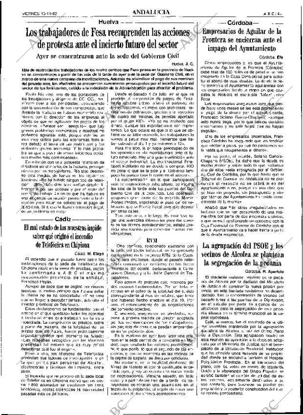 ABC SEVILLA 13-11-1992 página 45